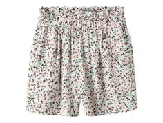 Name It shorts hvid med blomsterprint